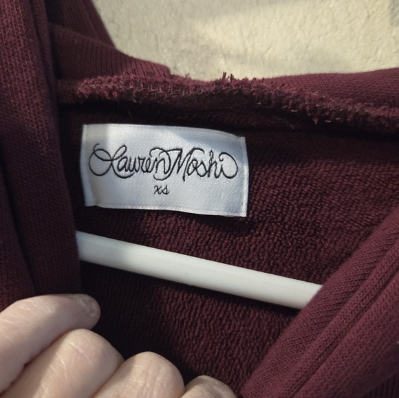 Lauren Moshi Harmony Ombre Butterfly Happyface hoodie - Picture 11 of 14